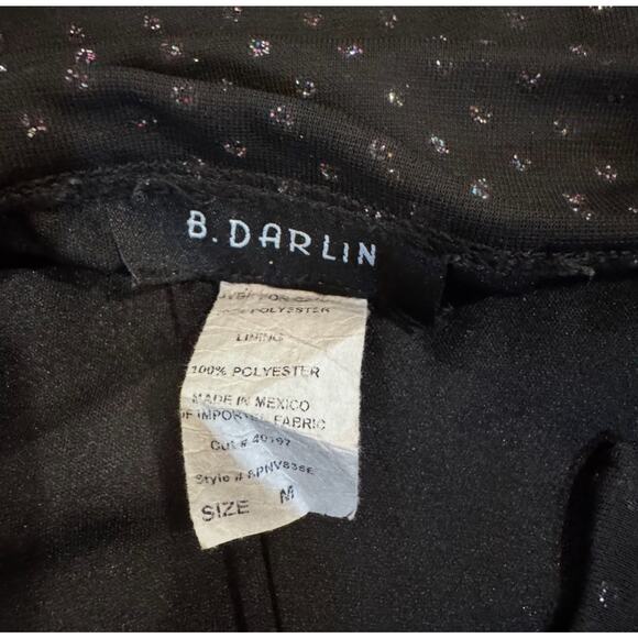 B Hardin fitted ruched silhouette Mini Cocktail Dress W/ Irredentist Polka Dots - Picture 8 of 9